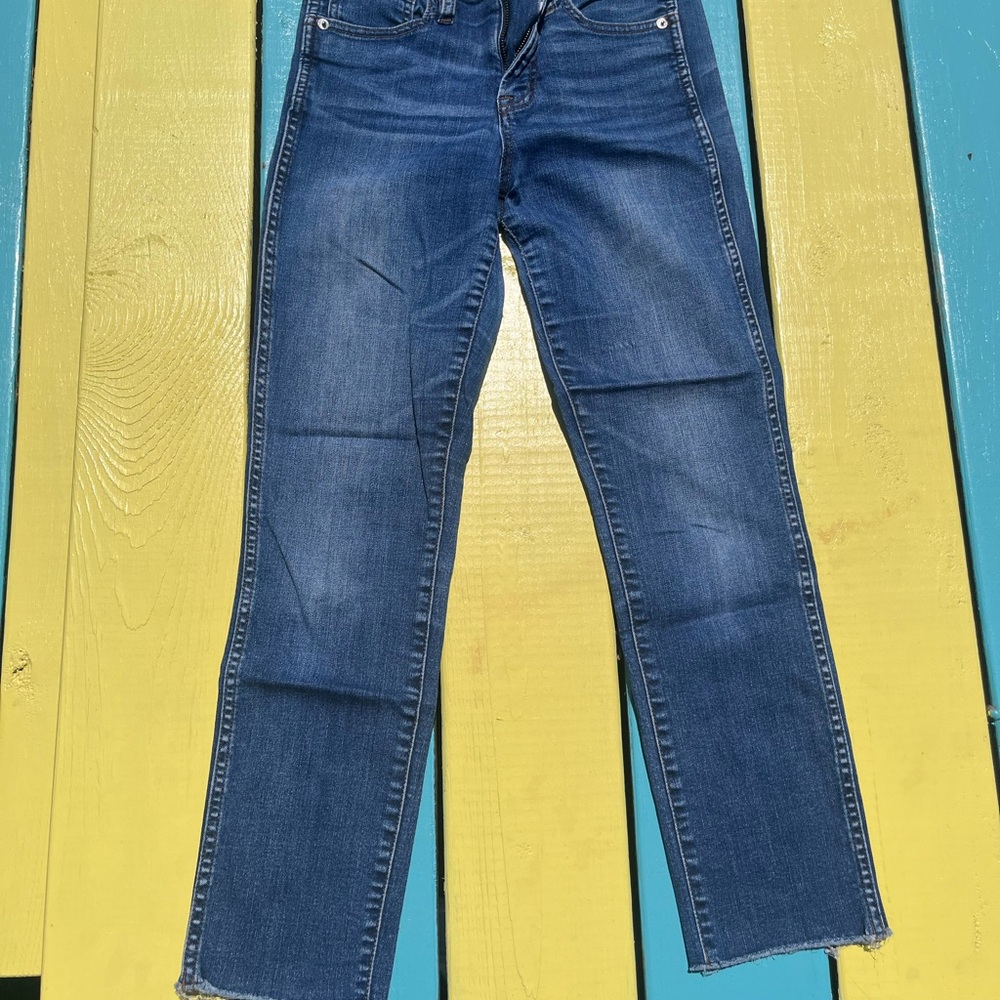 J. Crew Dark Wash Straight Leg Jeans